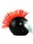 Kask Perukları Renkli Cockscomb Peruk Punk Headdress Komik Görünüm (Yurt Dışından) 4