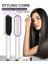 Kızlar Için Saç Düzleştirici Fırçası Kızlar Için Saç Düzleştirici Fırçası Elektrikli Isıtmalı Tarak Hızlı Sakal Saç Şekillendirici Aracı, Seyahat, Evde Profesyonel Salon (Yurt Dışından) 2