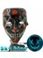Cadılar Bayramı Dekorasyon LED Maske Light Up Parti Neon Maske Cosplay Korku Maskesi Cadılar Bayramı Partisi Dekoru Sahne Aksesuarları (Yurt Dışından) 2