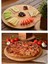 360° Dönebilen 34 cm Bambu Ahşap Pizza, Peynirebilen ve Sunum Tepsisi - Çok Amaçlı Döner Servis Tahtası, Çerezlik & Sunumluk, Şık ve Dayanıklı Ahşap Sunum Ürünü (Klasik) 2