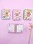 Honey Bear Cırtlı Cep Boy Sevimli Ayıcık Mini Not Defteri (7x8 Cm) - Pembe 3