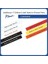 Orijinal P-Touch TZE-S251 Bant, 2,5 cm (2,4 Cm) Genişliğinde Ekstra Güçlü Yapışkan Lamine Bant, Beyaz Üzerine Siyah, Iç ve Dış Mekan Kullanımı Için Lamine, Suya Dayanıklı, 0,96" x 26,2" (24 mm 2