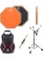 DD-239OR Pro Bateri Davul Çalışma Pedi Seti Drum Practice Pad Full Set 2