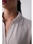 Polo Neck Loose Açık Bej Tişört 3