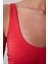 Sporty Cut Out Kırmızı Üst 5
