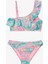 Genç Kız Bali One Shoulder Çok Renkli Bikini Takımı 1