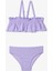 Kız Çocuk Lilly Fırfırlı Bandeau Bikini Takımı 1
