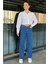 Bol Paça Likralı Kadın Jean Kot Pantolon P-00016351 1