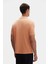 Regular Fit Kayısı Pike Dokulu %100 Pamuk Kıvrılmaz Polo Yaka Nakışlı T-shirt 4HC14ORT51000 3