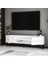 Aragon Modern Tv Sehpası – 140 cm , 2 Kapaklı+2 Açık Raflı, Siyah & Beyaz Renk Seçenekli Tv Ünitesi 3