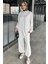 Taş Işlemeli Bisiklet Yaka Tunik Pantolon Tesettür Ikili Takım P-00016179 2