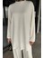 Taş Işlemeli Bisiklet Yaka Tunik Pantolon Tesettür Ikili Takım P-00016179 3