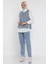 Yan Bağlamalı Taş Detaylı Kot Yelek Gömlek Pantolon Jean Tesettür Üçlü Takım P-00015930 2