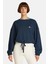 Kadın Lacivert Bağcık Detaylı Logolu Sweatshirt 3
