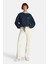 Kadın Lacivert Bağcık Detaylı Logolu Sweatshirt 4