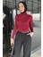 Omuz ve Bel Drapeli Tesettür Bluz P-00015672 1