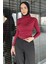 Omuz ve Bel Drapeli Tesettür Bluz P-00015672 2