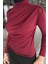 Omuz ve Bel Drapeli Tesettür Bluz P-00015672 3