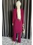 Kadın Taş Işlemeli Tesettür Tunik Pantolon Ikili Takım P-00015545 4