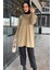 Taş Işlemeli Bisiklet Yaka Tesettür Triko Tunik P-00015650 1