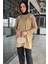Taş Işlemeli Bisiklet Yaka Tesettür Triko Tunik P-00015650 2