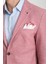 Poçena Erkek Bordo Esnek Kumaş Slim Fit Dar Kesim Blazer Ceket 2