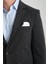 Sumano Erkek Koyu Lacivert Italyan Çizgili Kalın Esnek Kumaş Slim Fit Dar Kesim Blazer Ceket 2