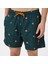 Erkek Yeşil Regular Fit Desenli Deniz Şortu T55108T.3JB 4