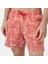 Erkek Kırmızı Regular Fit Desenli Deniz Şortu T55341T.6QB 4