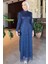 Pul Işlemeli Tesettür Abiye P-00015296 2