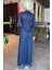 Pul Işlemeli Tesettür Abiye P-00015296 5