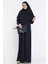 Kadın Pratik Başörtülü ve Çantalı Taş Işlemeli Penye Kumaş Namaz Elbisesi P-00015145 1