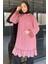 Kadın Ön Bağlamalı Güpürlü Incili Tesettür Pileli Tunik P-00014875 1