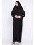 Kadın Pratik Başörtülü ve Çantalı Taş Işlemeli Penye Kumaş Namaz Elbisesi P-00015145 2