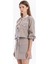Slim Fit Beli Lastikli Basic Kadın Mini Etek 1