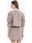 Slim Fit Beli Lastikli Basic Kadın Mini Etek 4