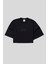 Bisiklet Yaka Ön Flexi Baskılı Kadın Crop 1