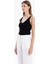 V Yaka Slim Fit Ince Askılı Triko Kadın Atlet 3