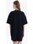 Yakası Zero Nakışı Oversize Kadın Elbise 4