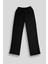 Beli Lastikli Wide Leg Örme Triko Kadın Pantolon 3