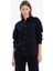 Oversize %100 Keten Uzun Kollu Kadın Gömlek 2