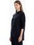 Oversize %100 Keten Uzun Kollu Kadın Gömlek 4