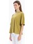 Bisiklet Yaka Oversize Sırtı Açık Kadın T-Shirt 3