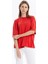 Bisiklet Yaka Oversize Sırtı Açık Kadın T-Shirt 2