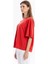 Bisiklet Yaka Oversize Sırtı Açık Kadın T-Shirt 3