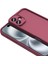 Apple iPhone 16 ile Uyumlu Kılıf Parlak Tek Renkli Yüzey Dayanıklı Malzeme & Tam Koruma Redolent Kılıf Ergonomik Kavrama Kolay Erişim Kapak Mürdüm 5