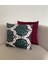 45 x 45 cm Ikat Yastık, Ipek Kadife Kırlent Kılıf, Yeşil Renk Ikat Yastık Kılıfı, El Dokuma Kırlent Kılıf 5