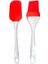 Silikon Spatula ve Fırça Seti, 2 Parça (Kırmızı) 1
