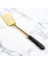 Mermer Desenli Saplı Paslanmaz Çelik Spatula, 304 Kalite 18/10, Altın Rengi, Servis Sunum Spatulası 2