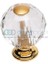 Kristal Cam Düğme Kulp 40 Mm. Altın Lüx 1